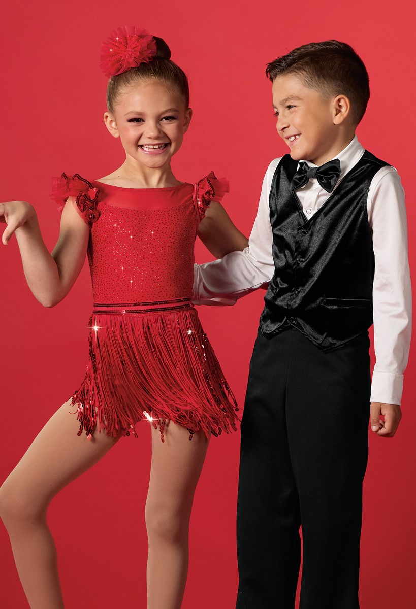Glitter Dot & Sequin Fringe Jazz Dress | Weissman®