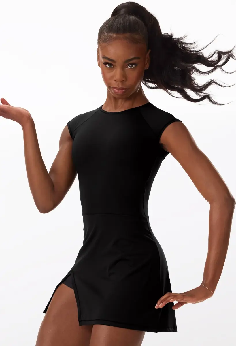 how to keep your bodycon dress from riding up Zoey Cap Sleeve Open Back Mini • American Threads Women's Chic Athleisure Boutique Womens Dresses Red Bodycon enduse-occasion Color:model 1