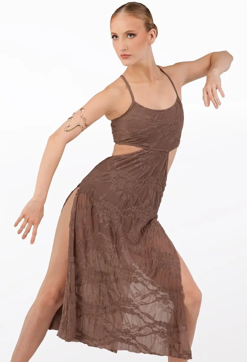 brown dress for dance competitions under $45 ss26salewomen David's Bridal Crisscross Off-the-Shoulder Size:10 years 95cm 13.5 inch/35cm M