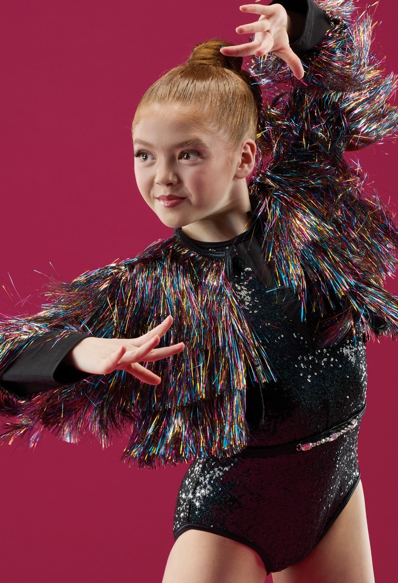 Tinsel Fringe Jacket & Dance Leotard | Weissman®