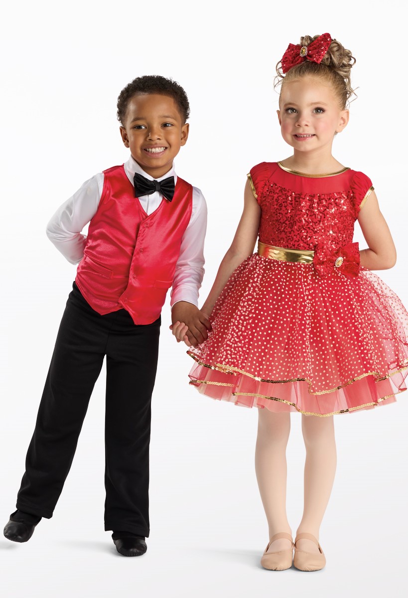 Sequin & Glitter Dot Tulle Dance Dress | Weissman®