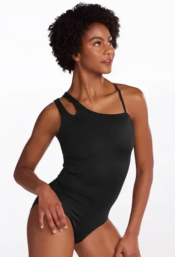 Cutout One-Shoulder Leotard