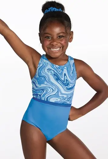 Kids Marble Tank Leotard