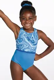 Kids Marble Tank Leotard