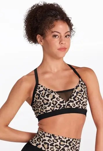 Leopard Cami Bra Top