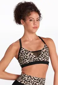 Leopard Cami Bra Top