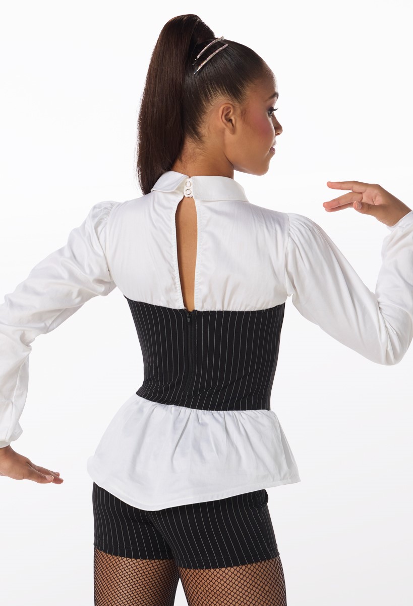 Suiting Corset & Shirt Jazz Biketard | Weissman®