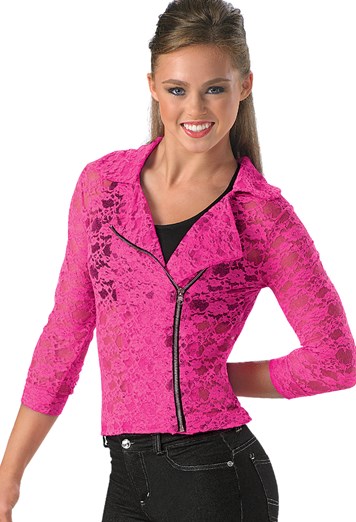 Bright Lace Motorcycle Jacket