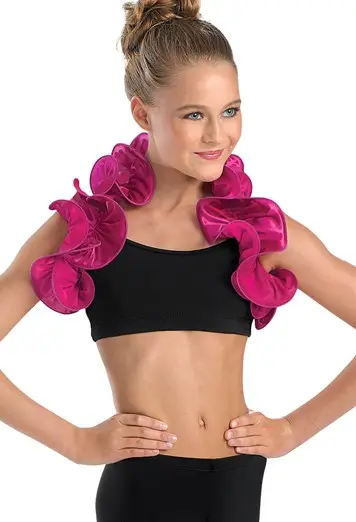 Curly Satin Shrug