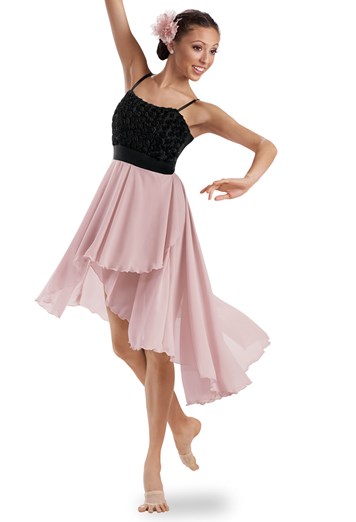 Rosette High-Low Skirt Dress -Weissman Costumes