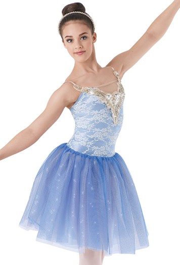 Weissman™ | Lace Applique Ballet Dress