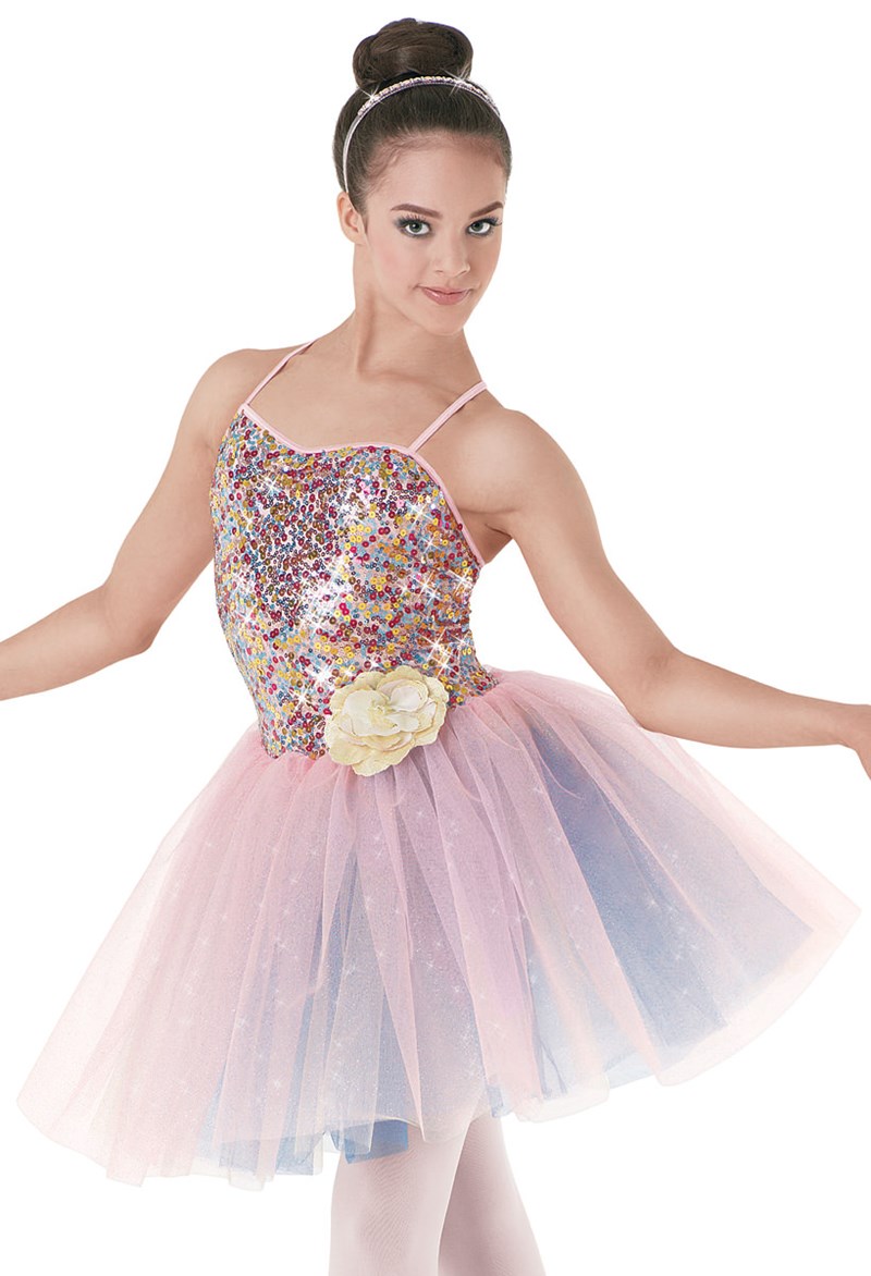 Weissman™ | Multi-Color Sequin Ballet Dress