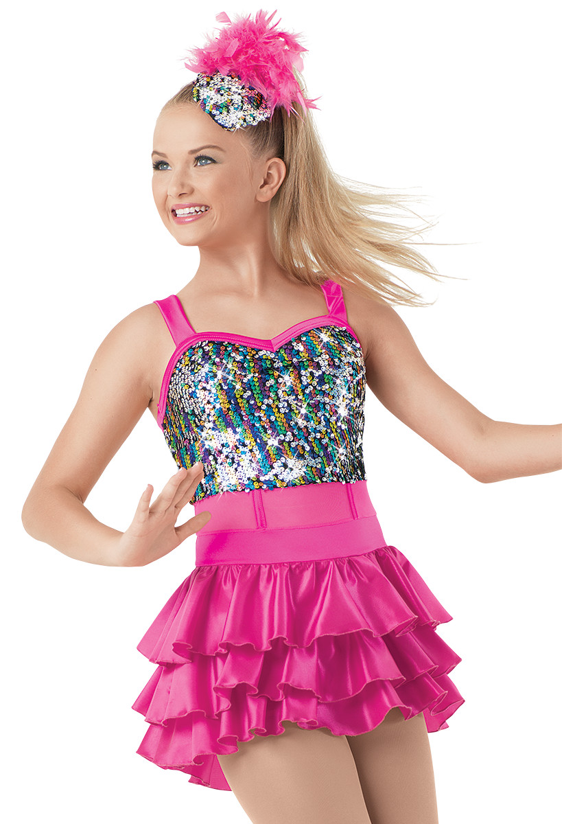 Weissman™ | Sequin, Satin & Taffeta Dress