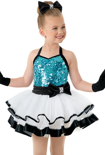 Weissman™ | Ultra Sparkle Sequin Ribbon Dress