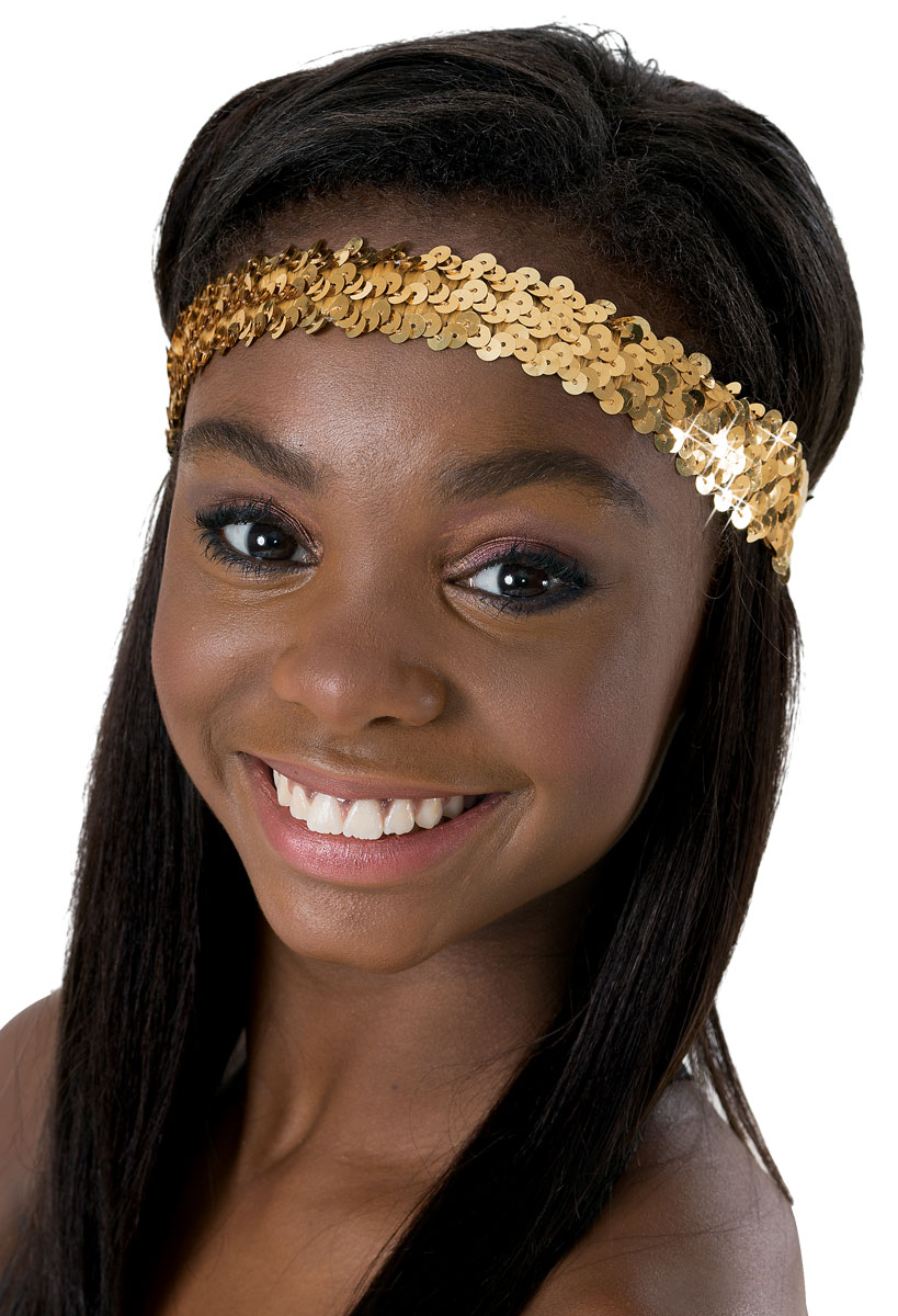 Choose from 22 colors FREE Ship! TEAM SET of 15-1" SEQUIN Stretch Headband 