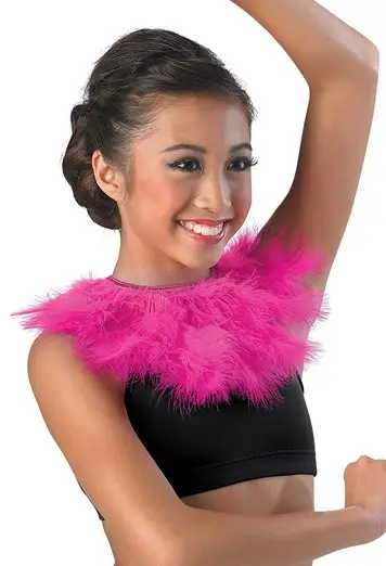 Feather Trim Collar