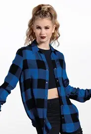 Oversized Buffalo Plaid Shirt
