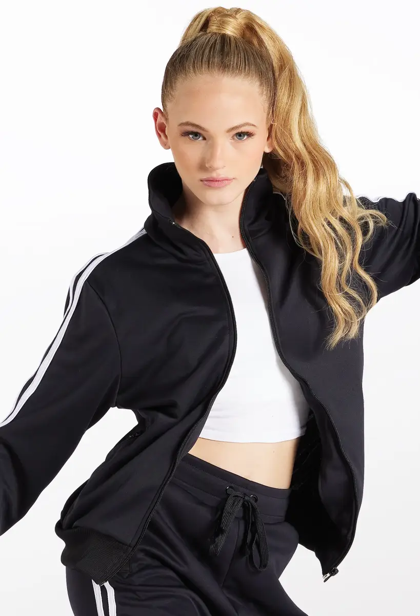 Stripe-Sleeve Track Jacket | Urban Groove®