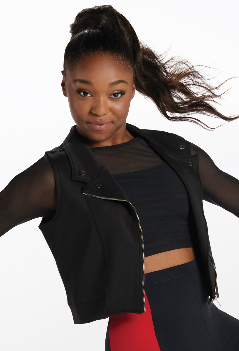 Hip-Hop Moto Vest with Zipper Accents | Balera™