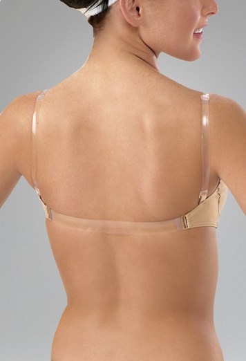Padded Bandeau Clear Strap Bra by Body Wrappers-274