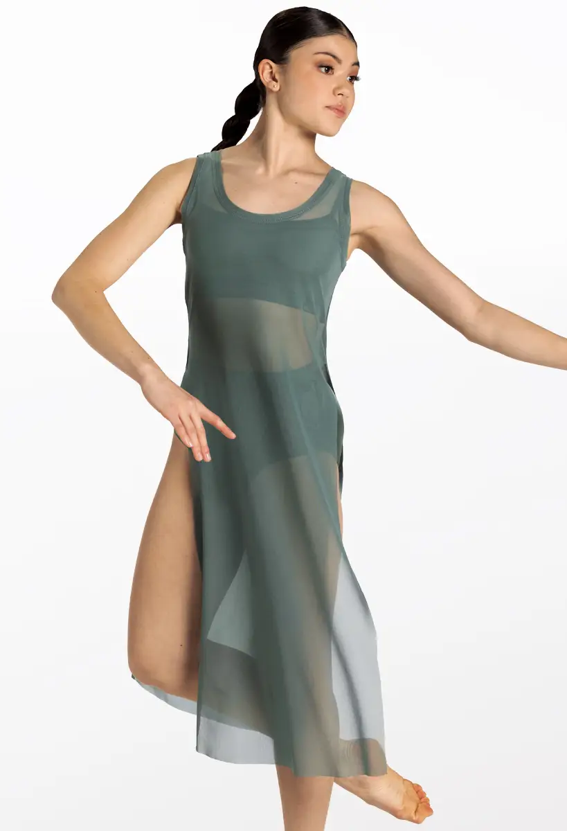 rachael kirkconnell green dress Jamaican Colors Mesh Cover Up Dress L / Rasta Colors