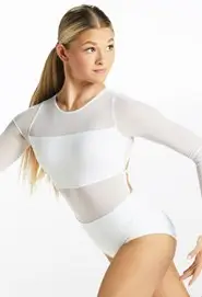 Long Sleeve Backless Leotard