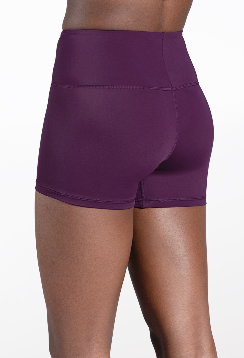 Wide Waist Mid-Rise Dance Shorts | Balera™