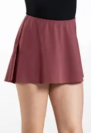Pull-On High-Low Skirt