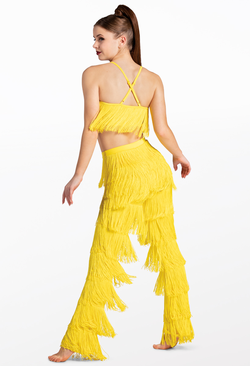 7” Belenou - DANCE TING BANG / FRE MOIN Elite Rhinestone & Fringe Dance Dress | Weissman®