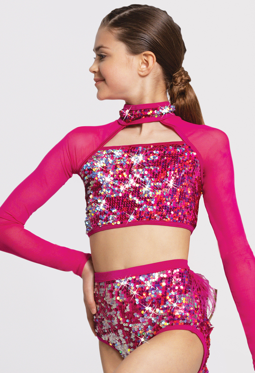Luna charm tops pink（Luna - Flared Top）
