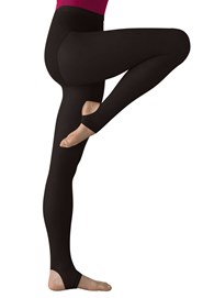 SoDanca Men's Opaque Footed Black Tights - D494 – Footloose Dance Wear