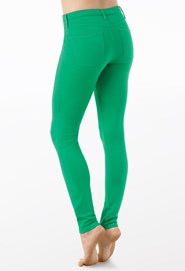 Mid Rise Bold Color Jeggings