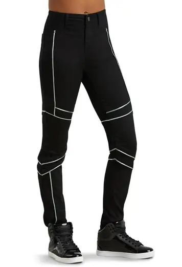 Jegging With Metallic Piping