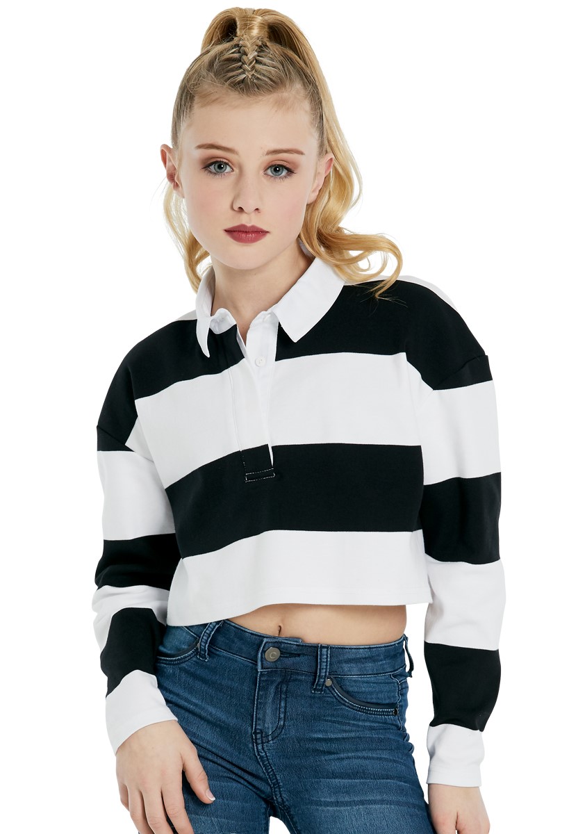 cropped rugby top