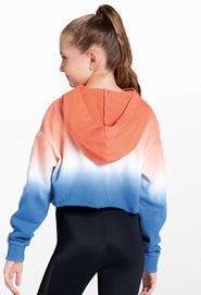 Cropped Ombre Hoodie