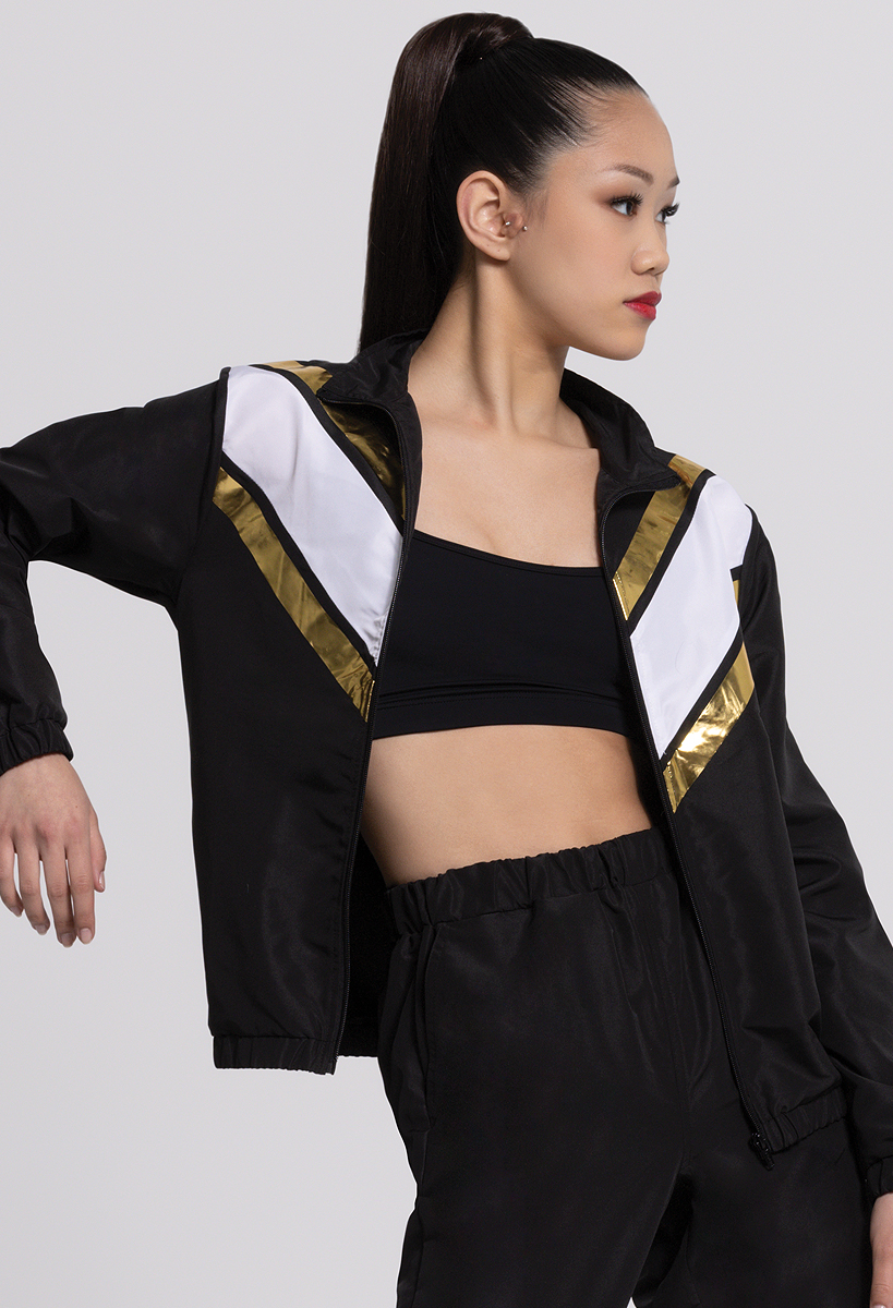 Metallic Chevron Inset Dance Jacket | Weissman®