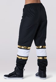 Metallic Panel Track Pants