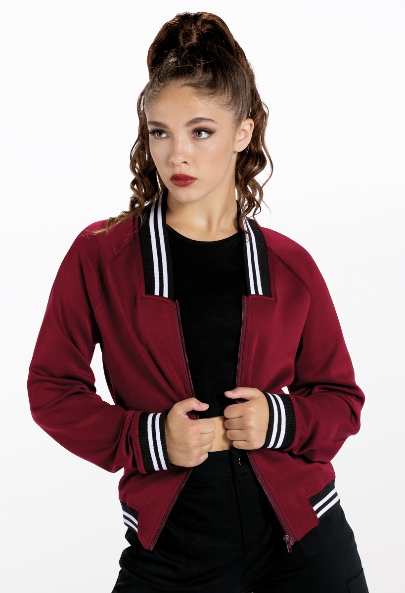 Varsity bomber jacket ladies sale