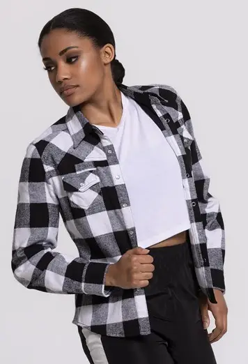 Buffalo Plaid Flannel Shirt