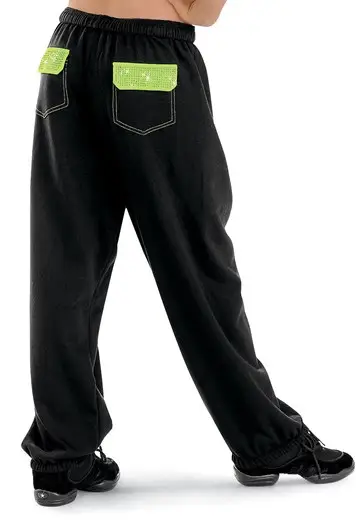 Rhinestone Pocket Sweatpants