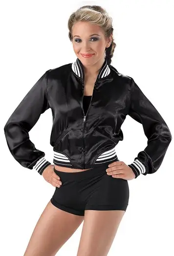 Satin Baseball Jacket