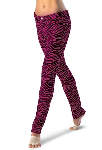 Zebra Print Jeggings