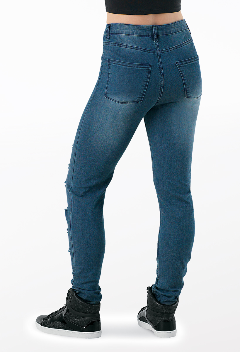 Slashed Hip-Hop Skinny Jeans | Urban Groove®