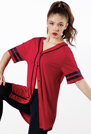 Red Baseball Jersey  Dancewear Solutions®