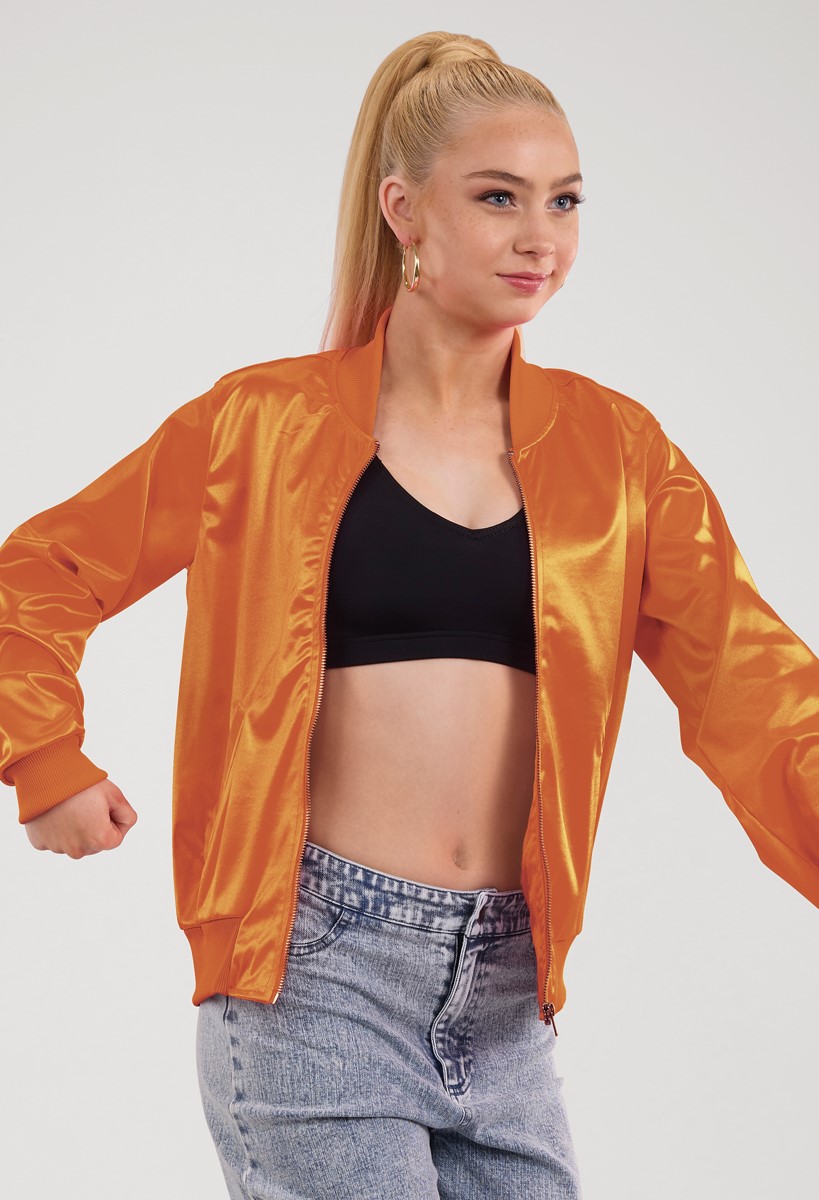 Satin Bomber Jacket | Weissman®