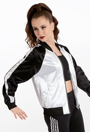 Dance Tops - Sequin Bomber Jacket - Lipstick - Large Adult - SQ13866
