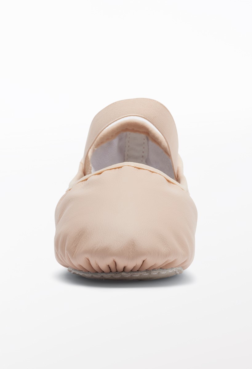 バレエ monkey15 Child No-Tie Leather Ballet Shoes | Balera™