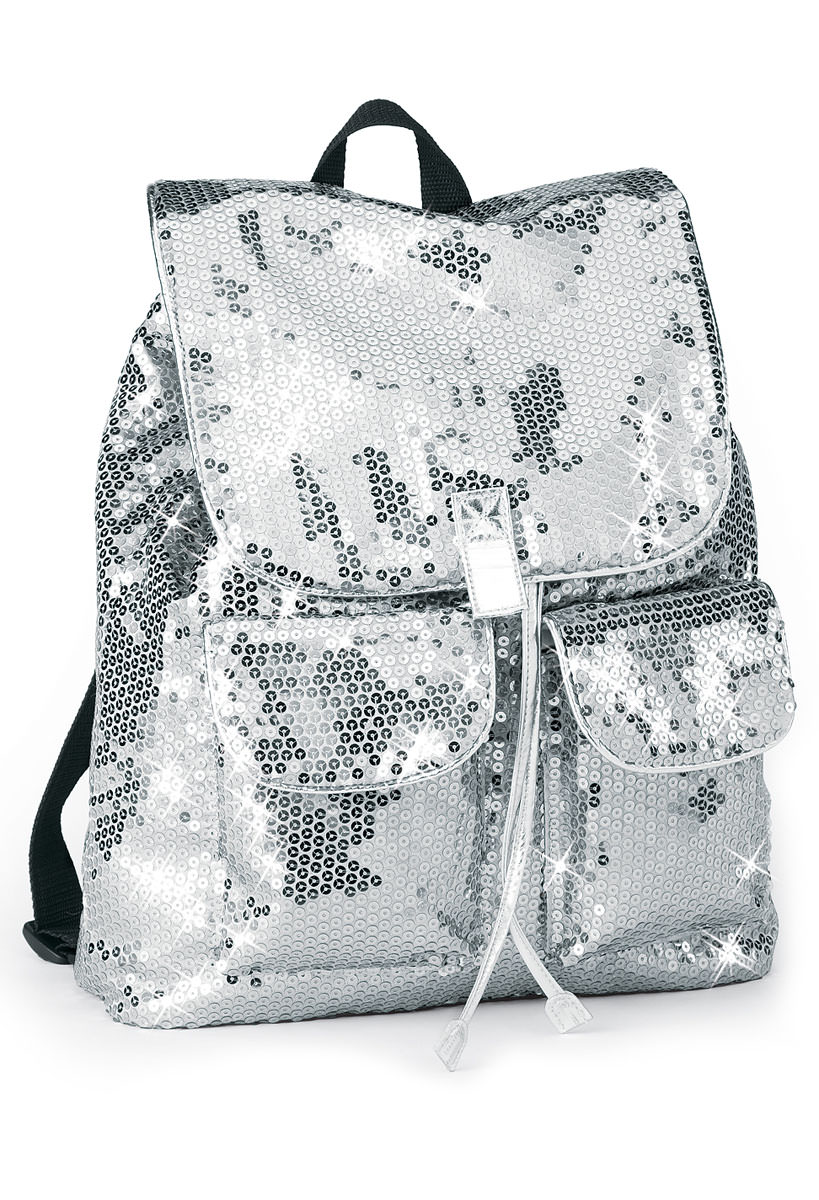 NWOT GENERATION LOVE Eden Sequin Backpack in Silver Generation Love | Bags | Eden Tweed Backpack Hot Pink  main image 3