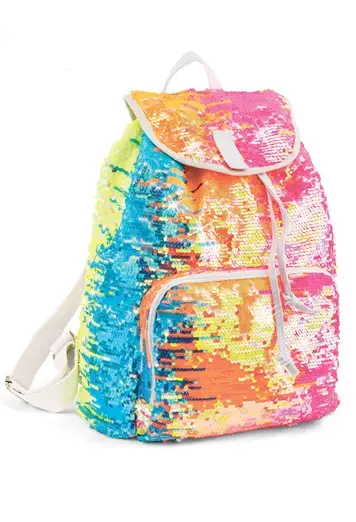 Rainbow Sequin Backpack