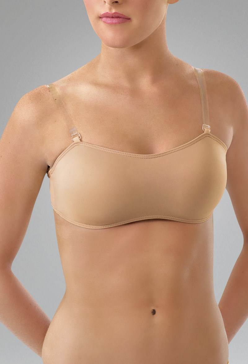 Padded Bra with Clear Straps